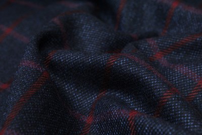 Navy with Red & Purple check