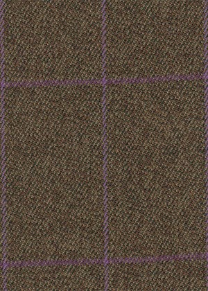 Green/Brown with Purple check