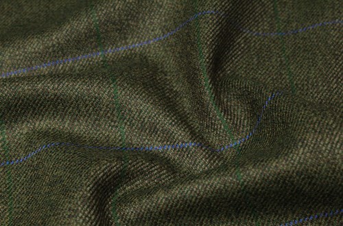Green/Brown with Green and blue check