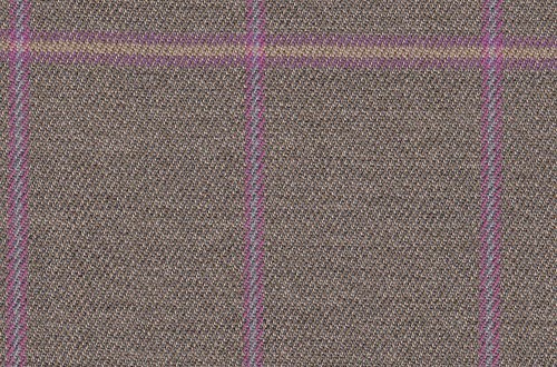 Beige with Purple & Pink Check