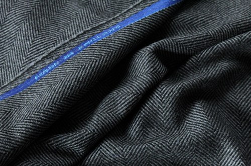 Black & White Herringbone
