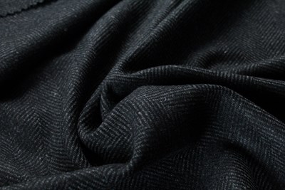 Charcoal Grey Herringbone