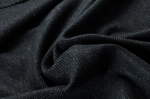 Charcoal Grey Herringbone