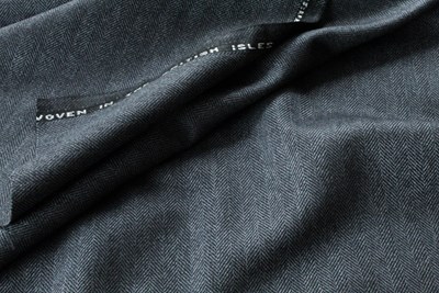 Gun Metal Small Herringbone