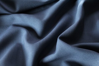 Battleship Grey Plain Hopsack Weave