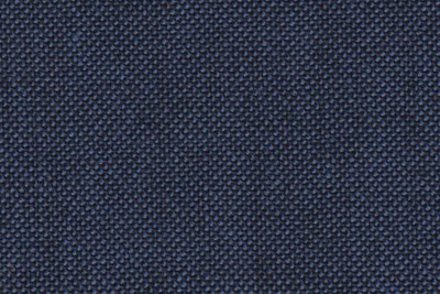 Mid Blue / Black Plain Hopsack Weave