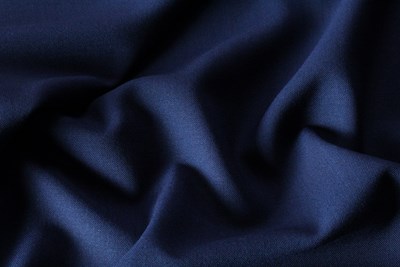 Royal Blue Plain Hopsack Weave