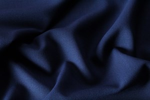 Royal Blue Plain Hopsack Weave