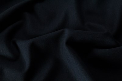 Dark Navy Plain Hopsack Weave
