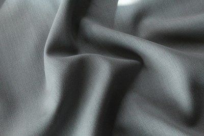 Silver Grey Plain Hopsack Weave