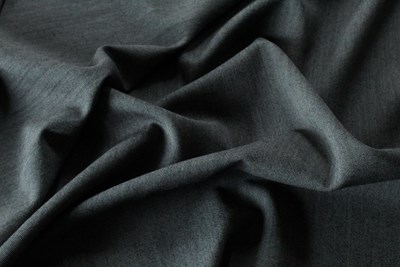 Light Grey / Black Plain Hopsack Weave