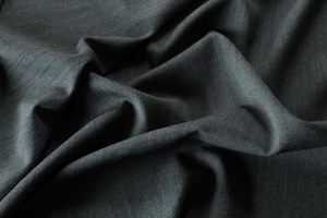 Light Grey / Black Plain Hopsack Weave
