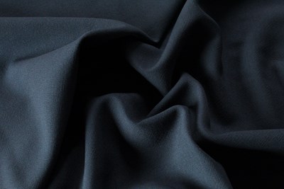 Mid Grey Plain Hopsack Weave