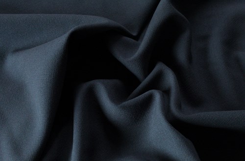 Mid Grey Plain Hopsack Weave