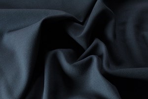 Mid Grey Plain Hopsack Weave