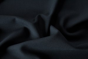 Charcoal Grey Plain Hopsack Weave