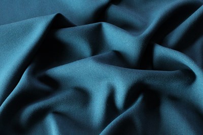 Terquoise Plain Hopsack Weave