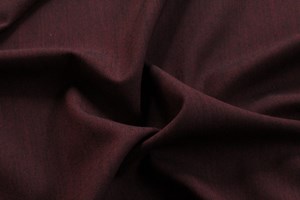 Burgandy / Black Plain Hopsack Weave