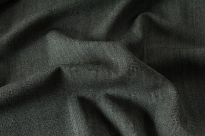Fawn / Black Plain Hopsack Weave