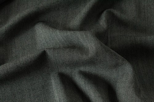 Fawn / Black Plain Hopsack Weave