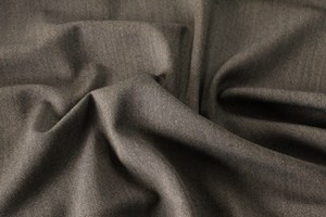 Mid Brown / Black Plain Hopsack Weave