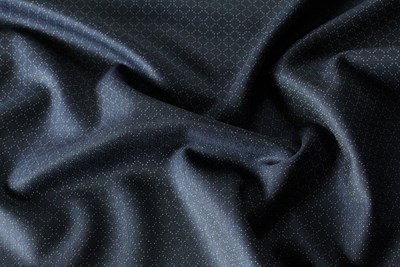 Navy Dotted Diamond 