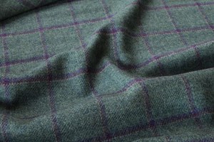 Green w/ Purple & pink Windowpane