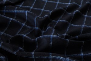 Black w/ Blue & Light blue Overcheck