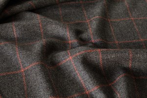 Green w/ Orange Windowpane