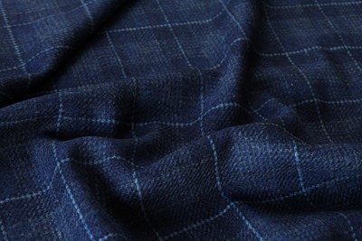 Blue w/Grey & Blue check