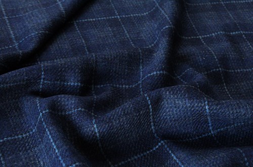 Blue w/Grey & Blue check