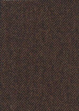 Mid Brown/Black herringbone