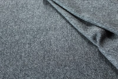 Grey/Black Herringbone